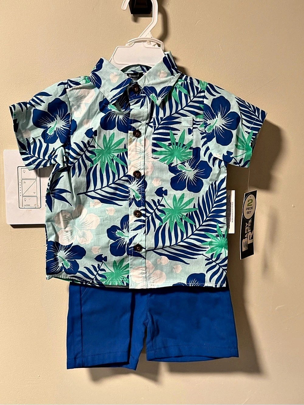 Baby Republic Kids Floral Shirt & Shorts Set